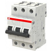 Автоматический выключатель S203-C2 3P 2А 6кА х-ка C, ABB мини-фото