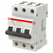 Автоматический выключатель SZ203-C10 3P 10A 6кА х-ка C, ABB мини-фото