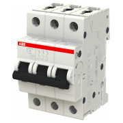 Автоматический выключатель S203M-C16 3P 16А 10кА х-ка C, ABB мини-фото