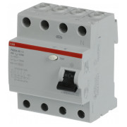 Дифференциальный выключатель (УЗО) FH204AC-25/0,03 25А 4Р 30mA тип AC, ABB мини-фото