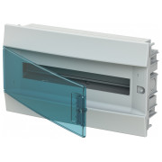 Шкаф встраиваемый MISTRAL41F (41A18X12A) на 18 модулей (прозрачная дверь) с N+PE, ABB мини-фото