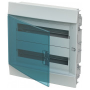 Шкаф встраиваемый MISTRAL41F (41A18X22A) на 36 модулей 2 ряда (прозрачная дверь) с N+PE, ABB мини-фото