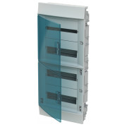 Шкаф встраиваемый MISTRAL41F (41A12X42A) на 48 модулей (прозрачная дверь) с N+PE, ABB мини-фото