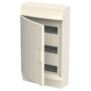 Шкаф навесной MISTRAL41W (41P18X11A) на 36 модулей 3 ряда (непрозрачная дверь) с N+PE, ABB мини-фото