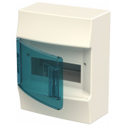 Шкаф навесной MISTRAL41W (41P08X12A) на 8 модулей (прозрачная дверь) с N+PE, ABB мини-фото