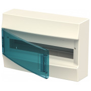 Шкаф навесной MISTRAL41W (41P12X22A) на 18 модулей (прозрачная дверь) с N+PE, ABB мини-фото