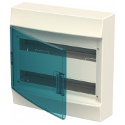 Шкаф навесной MISTRAL41W (41P12X42A) на 36 модулей 2 ряда (прозрачная дверь) с N+PE, ABB мини-фото