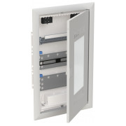 Шкаф мультимедийный UK636MW врезной 3 ряда WiFi вентиляция IP30 белый, ABB мини-фото
