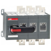 Выключатель-разъединитель OT630E03CP 3P 630А перекидной (1-0-2) с рукояткой и штоком, ABB мини-фото