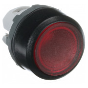 Кнопка без фиксации с подсветкой красная MP1-11R, ABB мини-фото