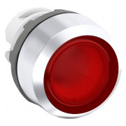 Кнопка без фиксации с подсветкой красная MP1-21R, ABB мини-фото