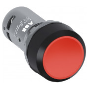 Кнопка без фиксации 1НО красная CP1-10R-10, ABB мини-фото