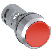 Кнопка без фиксации 2НО красная CP1-30R-20, ABB мини-фото