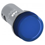 Лампа светосигнальная LED 24В AC/DC синяя CL2-502L, ABB мини-фото