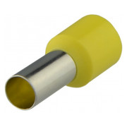 Наконечник НТ 16,0-12 трубчатый в изоляции желтый (упаковка 100 шт.), АСКО-УКРЕМ мини-фото