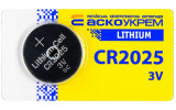Батарейка литиевая «таблетка» CR2025.BP5, типоразмер CR2025 упаковка blister 5 шт., АСКО-УКРЕМ изображение 2