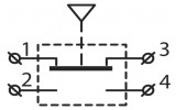 Электрическая схема концевых выключателей АСКО-УКРЕМ МЕ изображение