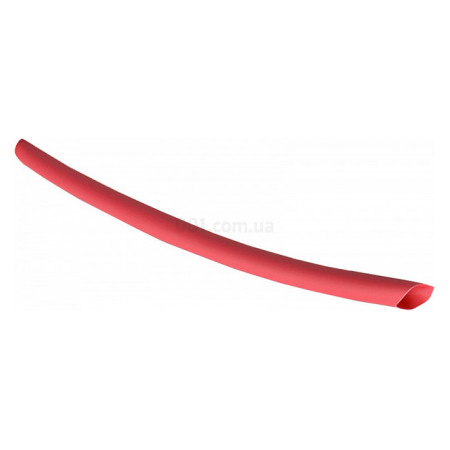 Термоусаживаемая трубка ∅1,5/0,75 мм красная (отрезок 1 м), АСКО-УКРЕМ (A0150040356) фото