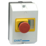 Бокс защитный NS2-MC01 с кнопкой стоп IP55 для NS2-25-32, CHINT мини-фото