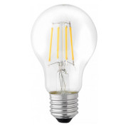 Светодиодная (LED) лампа BL60 6Вт 4000K 220В E27 filament, Delux мини-фото