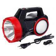 Світильник світлодіодний аварійний REL-103 (4В 6Аг) 20 LED 10Вт червоний/чорний 220×120×120мм, Delux міні-фото