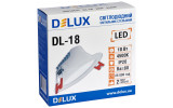 Светильник светодиодный потолочный 18Вт круг D165мм 4500К DL-18, Delux изображение 3 (упаковка)