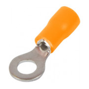 Наконечник кольцевой изолированный 2.5-4 мм² оранжевый (упаковка 100 шт.) e.terminal.stand.rv3.3,5.5.orange, E.NEXT мини-фото