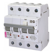 Дифференциальный автоматический выключатель KZS-4M C 10/0,03 тип AC (6kA), ETI мини-фото