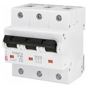 Автоматический выключатель ETIMAT 10 (15кА) 3P 80 А хар-ка D, ETI мини-фото