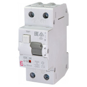 Дифференциальный автоматический выключатель KZS-2M C 10/0,03 тип AC (10kA), ETI мини-фото