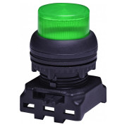 Кнопка-модуль выступающая с подсветкой зеленая EGPI-G, ETI мини-фото