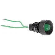 Лампа светосигнальная 10мм 230V AC зеленая LS LED 10 G 230, ETI мини-фото