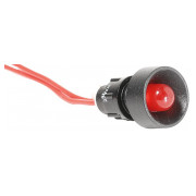 Лампа светосигнальная 10мм 230V AC красная LS LED 10 R 230, ETI мини-фото