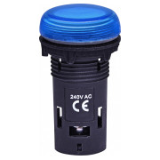 Лампа светосигнальная LED матовая 240V AC синяя ECLI-240A-B, ETI мини-фото