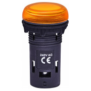 Лампа светосигнальная LED матовая 240V AC оранжевая ECLI-240A-A, ETI мини-фото
