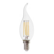 Светодиодная лампа LB-59 CF37 (свеча на ветру) филамент 4Вт 2700K E14, Feron мини-фото