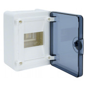 Щит накладной с прозрачной дверцей 4 модуля (1×4) GOLF, Hager мини-фото