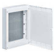 Щит 3-рядный для ММ-оборудования накладной белая пластиковая перфорированная дверь GOLF, Hager мини-фото