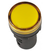 Лампа AD-16DS LED-матрица d16 мм желтая 230В AC, IEK мини-фото