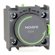 Блок дополнительных контактов с выдержкой времени TDD41C задержка ON 10-180с 1НО+1НЗ, NOARK мини-фото