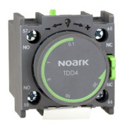 Блок дополнительных контактов с выдержкой времени TDD41B задержка ON 0,1-30с 1НО+1НЗ, NOARK мини-фото