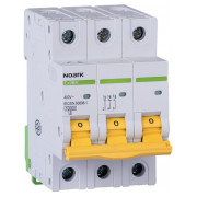 Модульный автоматический выключатель Ex9BH 10kA хар-ка B 6A 3P, NOARK мини-фото