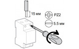 Дифференциальный автоматический выключатель RESI9 6кА 1P+N 25A хар-ка C 30мА тип АC, Schneider Electric изображение 4 (схема)