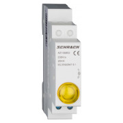Індикатор модульний LED жовтий 230В AC, Schrack Technik міні-фото