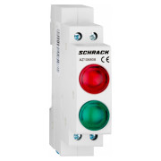 Індикатор модульний LED червоний/зелений 230В AC, Schrack Technik міні-фото