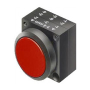 Кнопка нажимная пружинная красная, Schrack Technik мини-фото
