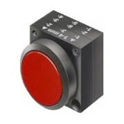 Кнопка нажимная с фиксацией красная, Schrack Technik мини-фото
