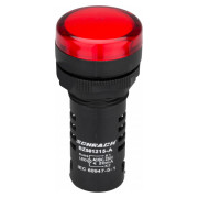 Светосигнальный индикатор LED 230В AC (моноблок) красный, Schrack Technik мини-фото