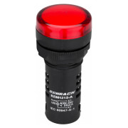 Светосигнальный индикатор LED 230В AC красный, Schrack Technik мини-фото