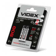 Аккумулятор HR03/AAA LSD 800mAh упаковка blister 2 шт., VIDEX мини-фото